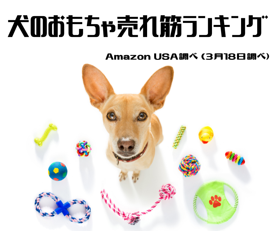 人気の犬のおもちゃランキング Amazon調べ【アメリカ編】